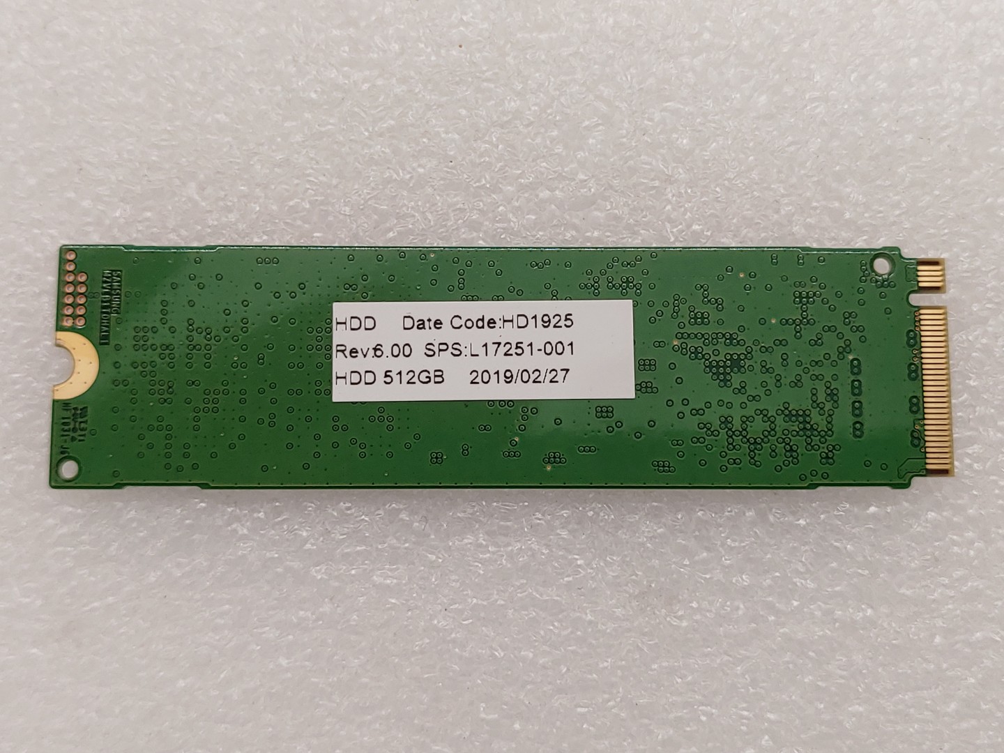 Samsung 512GB PM981 Gen3x4 NVMe M.2 SSD MZ-VLB5120 / L01431-002 (100% Health) - Image 3